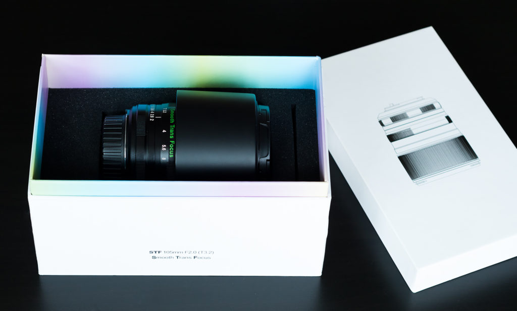 Verpackung Laowa 105 mm f/2 STF